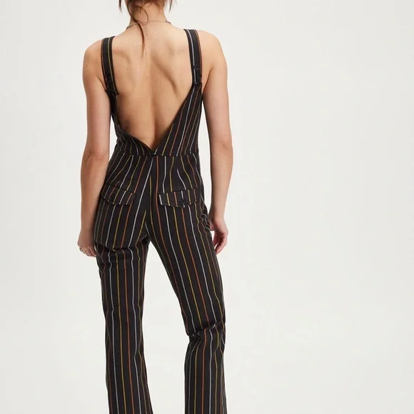 NWT Free People Lena Striped One-Piece - Picture 2 of 4